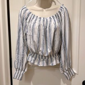 NWT Aqua Long Sleeve Blouse